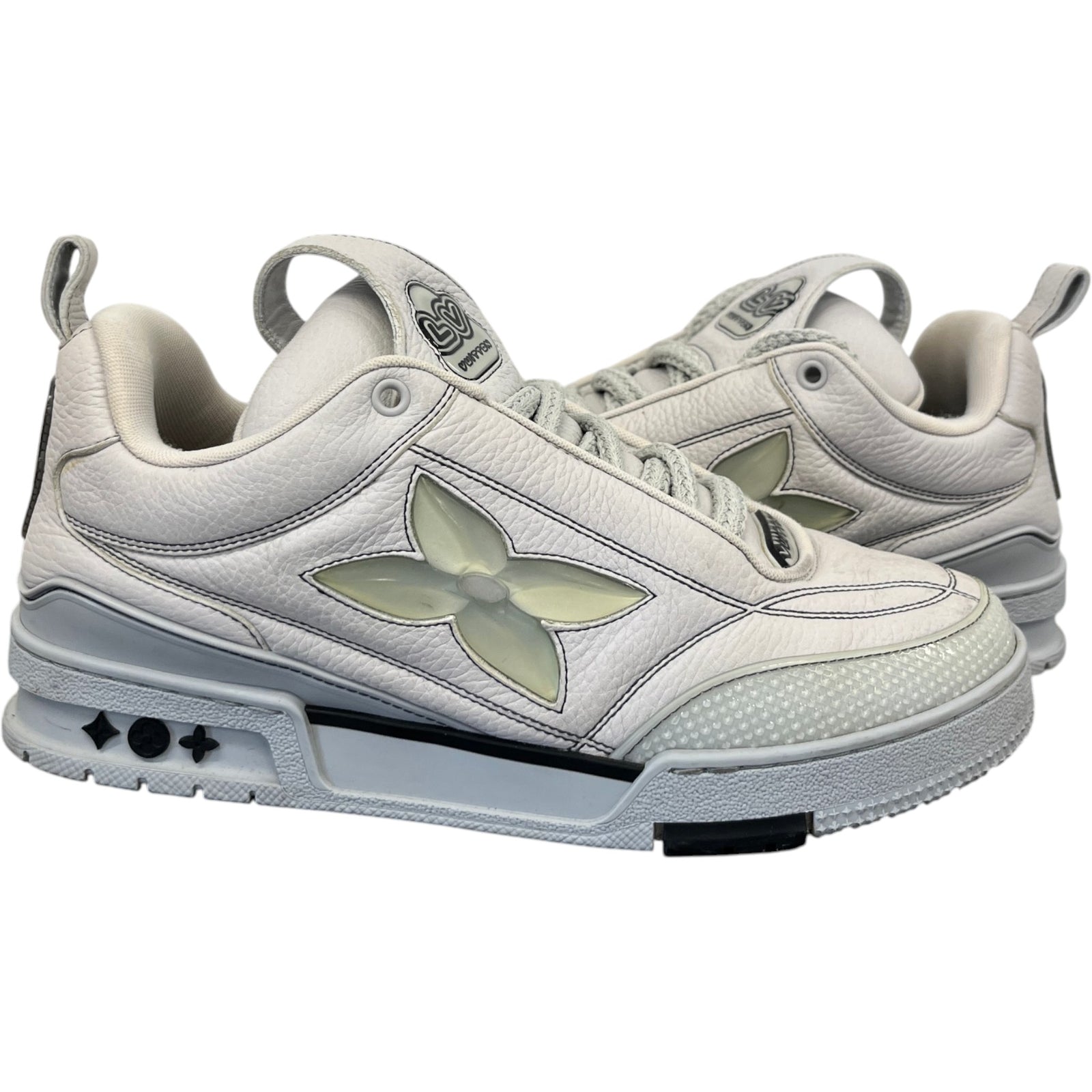 Men's Lv Skate Low Trainers Grey Size EU 41 / UK 7 - Photo 3