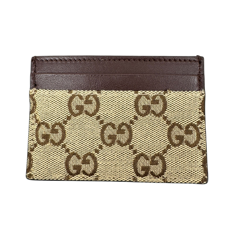 Men's Gg Supreme Card Holder Brown