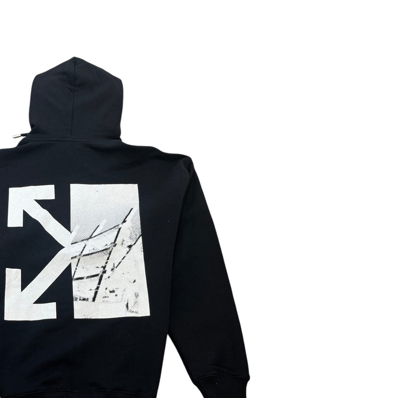 Men's Virgil Abloh Hoodie Black Size XL