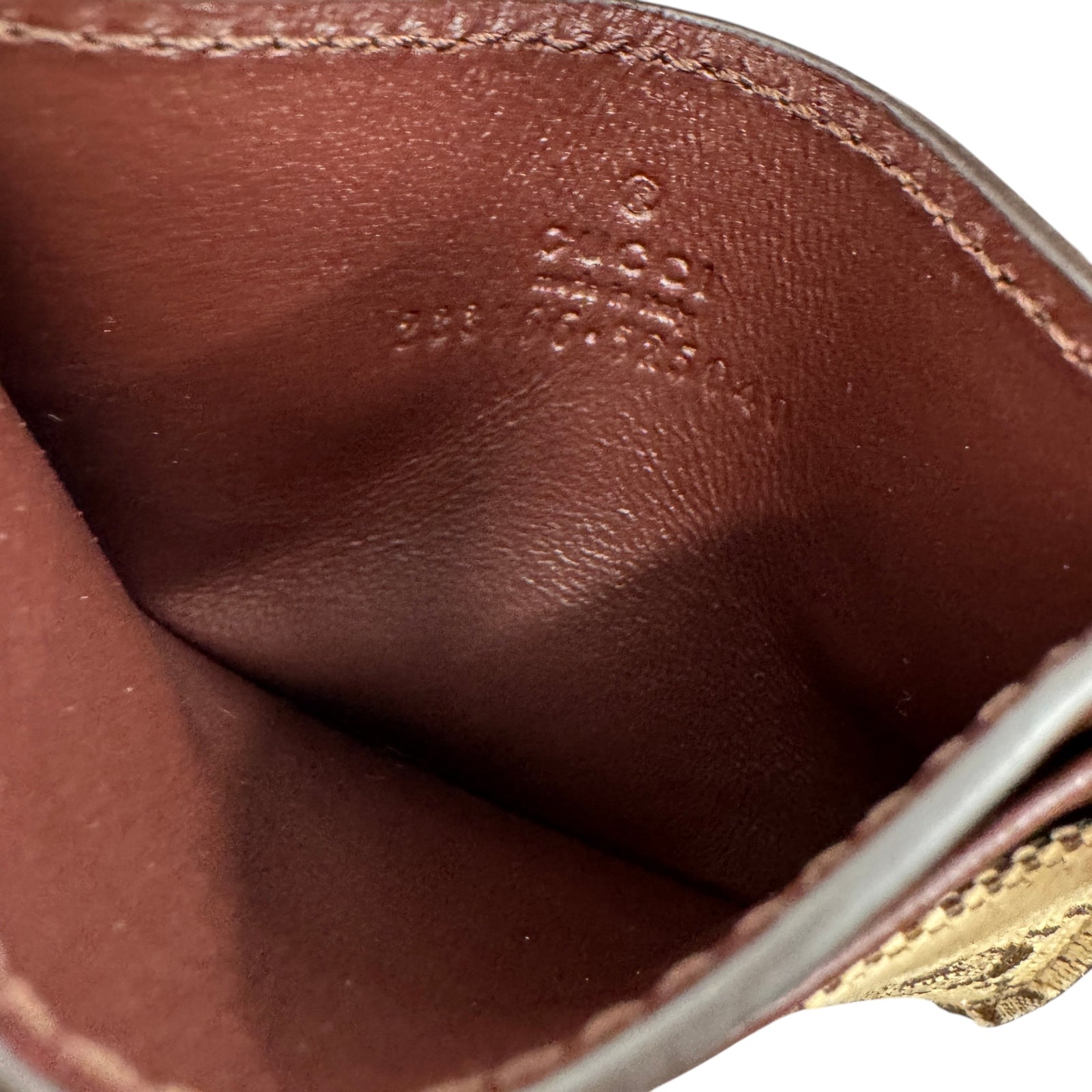 Men's Gg Supreme Card Holder Brown - Photo 5