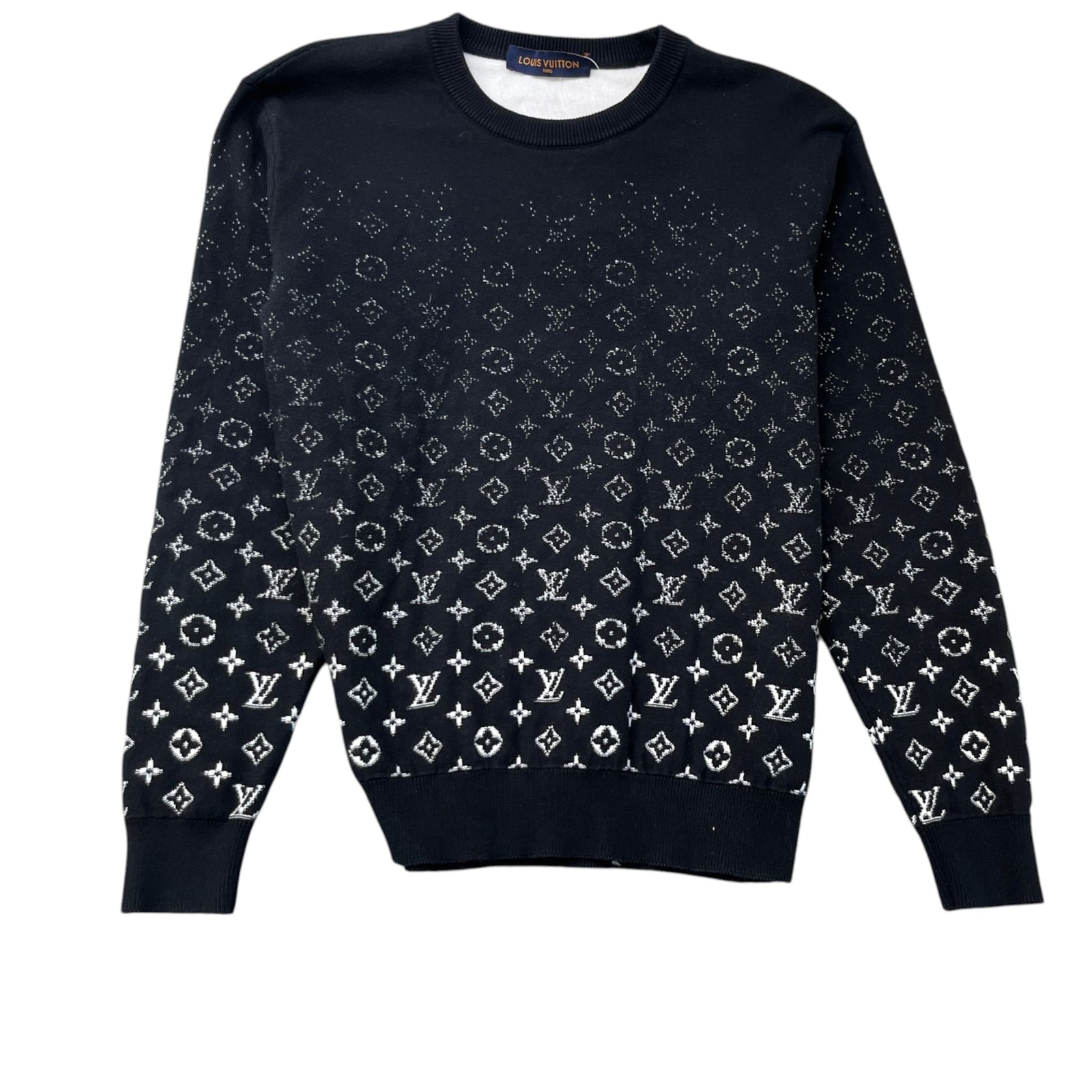 Men's Monogram Gradient Jumper Black Size S - Photo 1