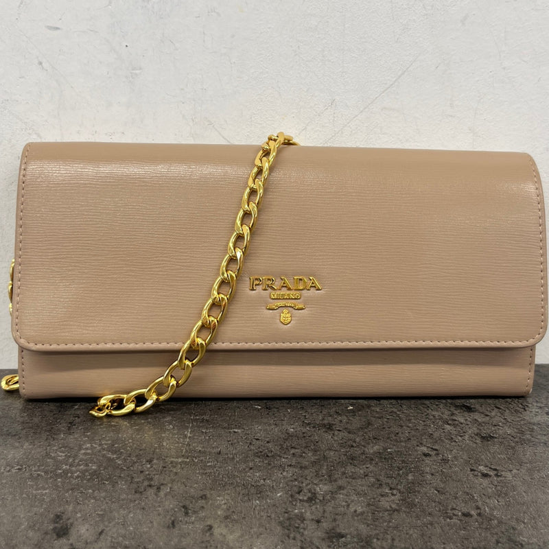Women's Wallet On Chain Bag Beige