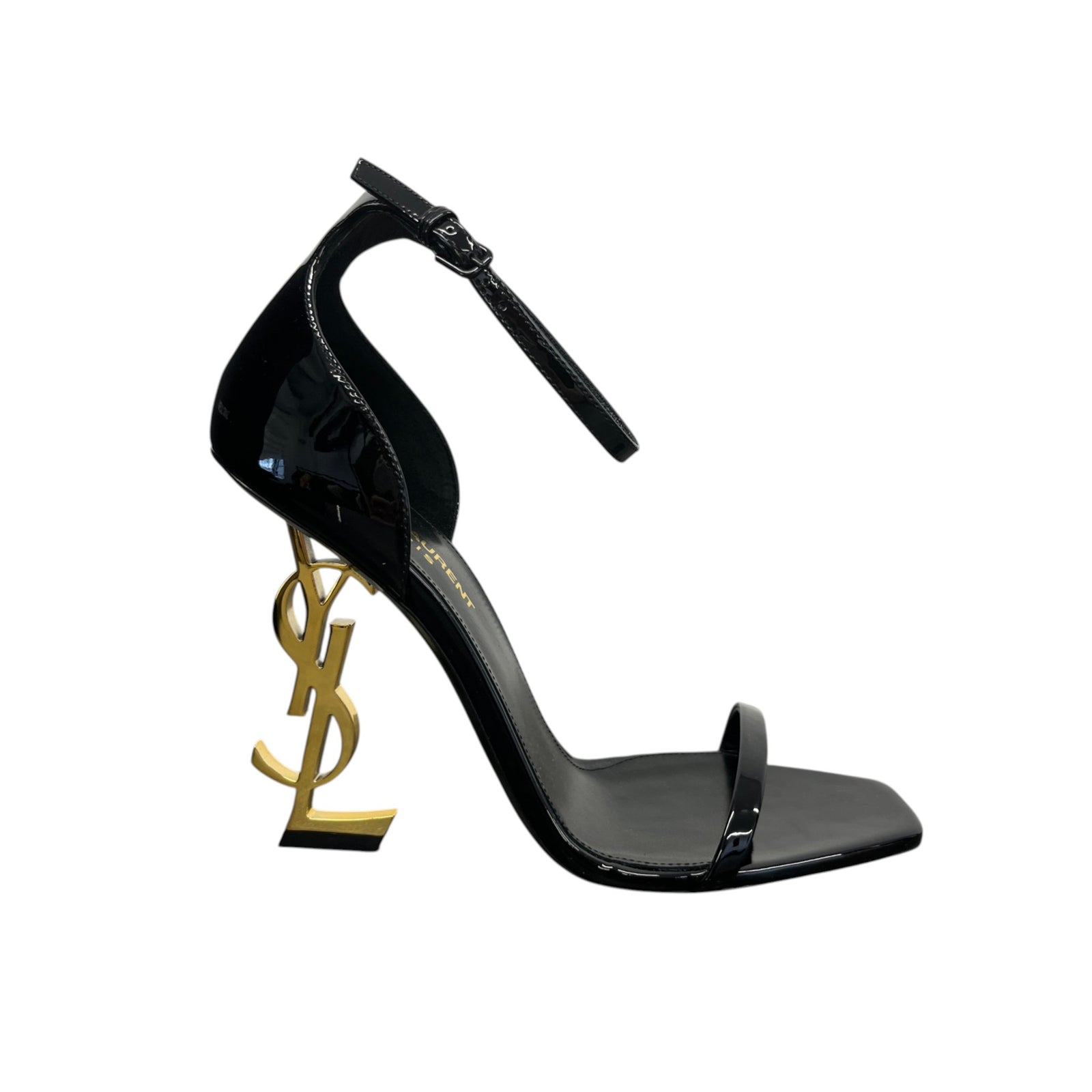Women's Opyum Open Toe Heels Black Size EU 38.5 / UK 5.5 - Photo 1