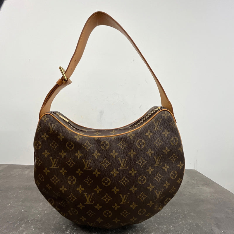 Women's Monogram Croissant GM Hobo Handbag Brown