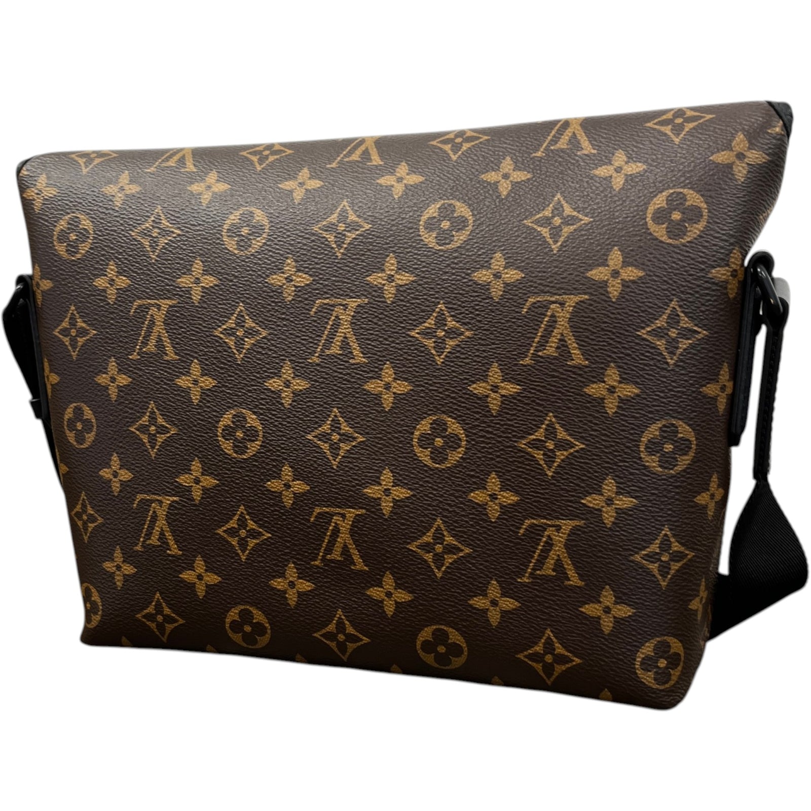 Men's Monogram Macassar Magnetic Messenger Bag Brown - Photo 7