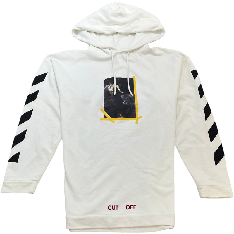 Men's Caravaggio Arrow Hoodie White Size M
