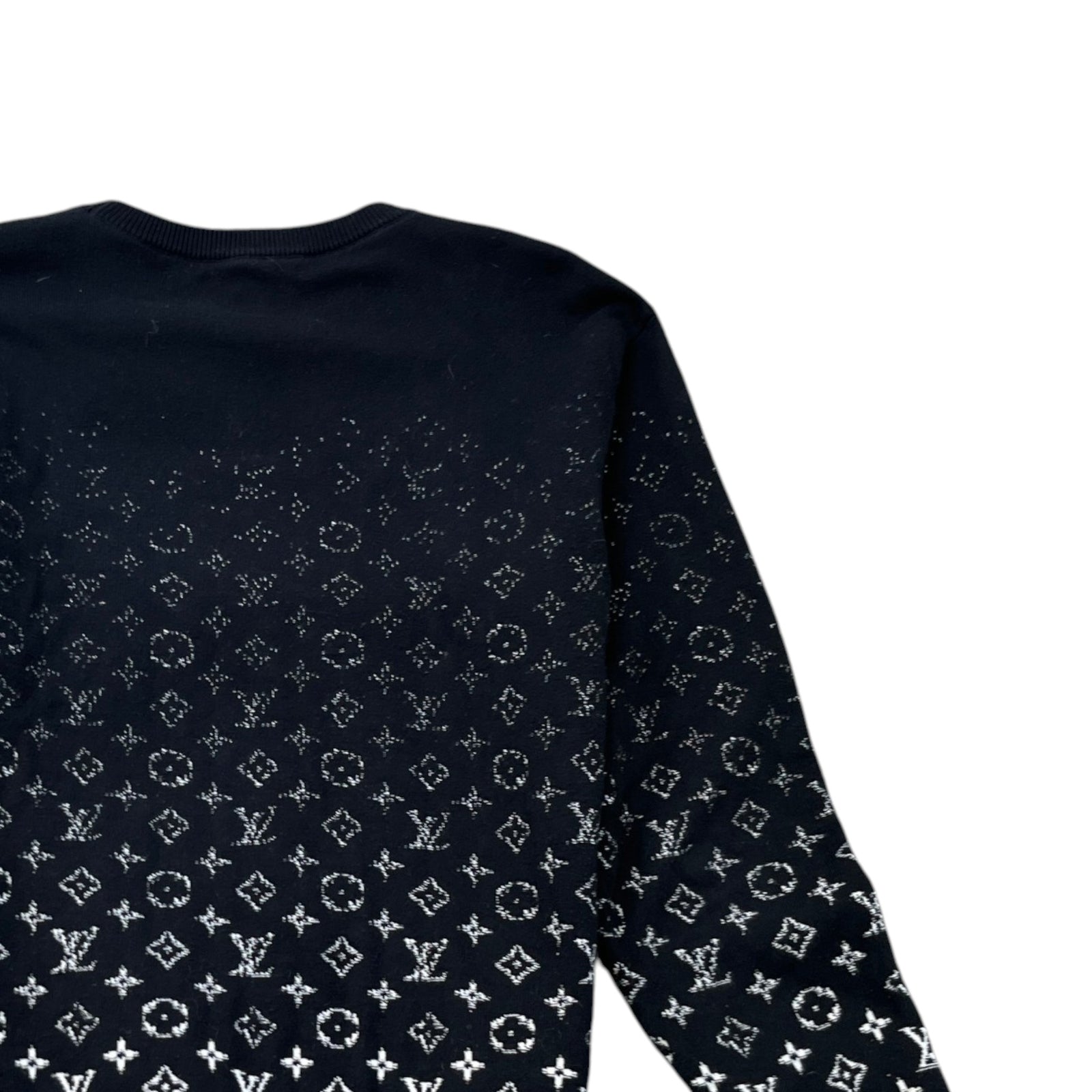 Men's Monogram Gradient Jumper Black Size S - Photo 4