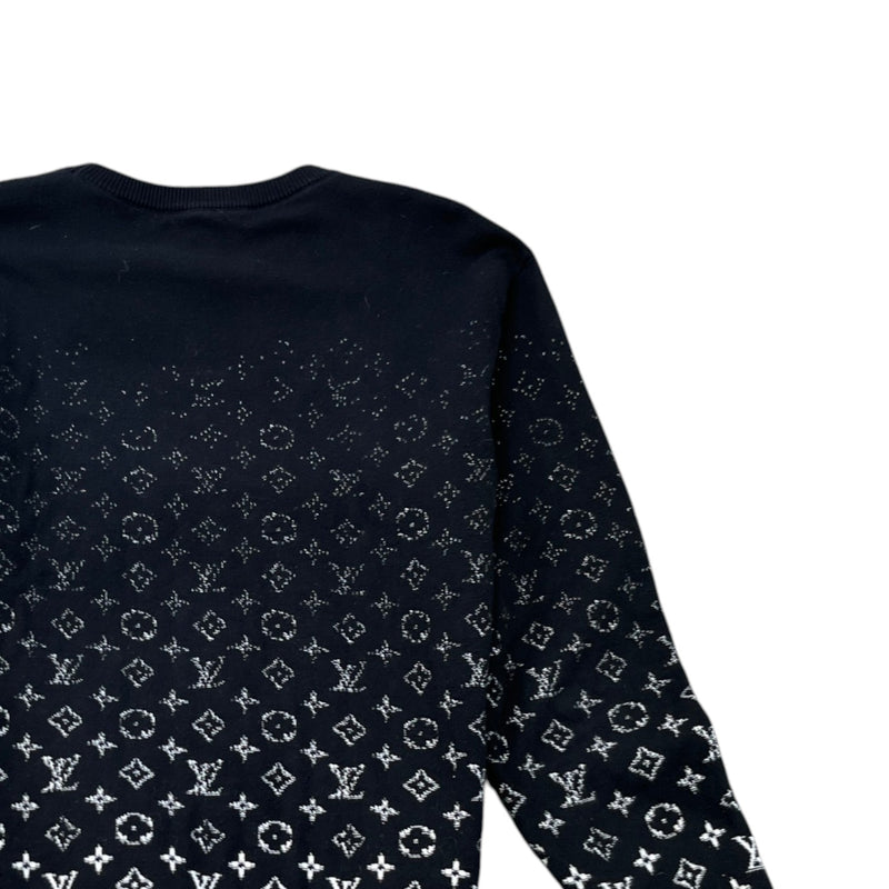 Men's Monogram Gradient Jumper Black Size S