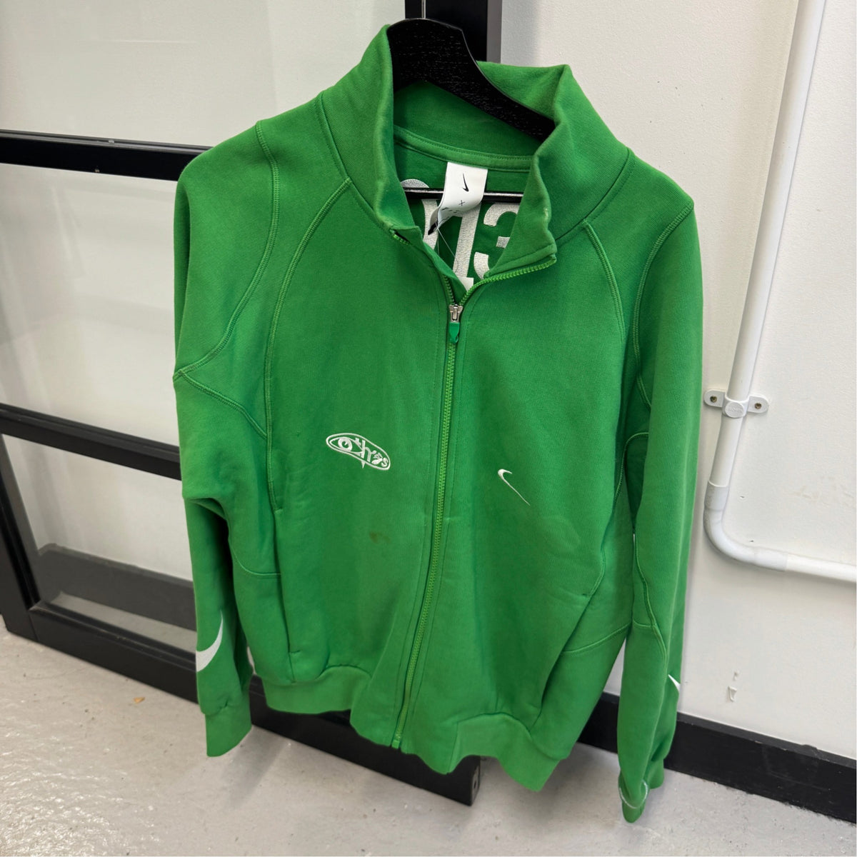 Men's X Nike MC Track Jacket Green Size S - Photo 7