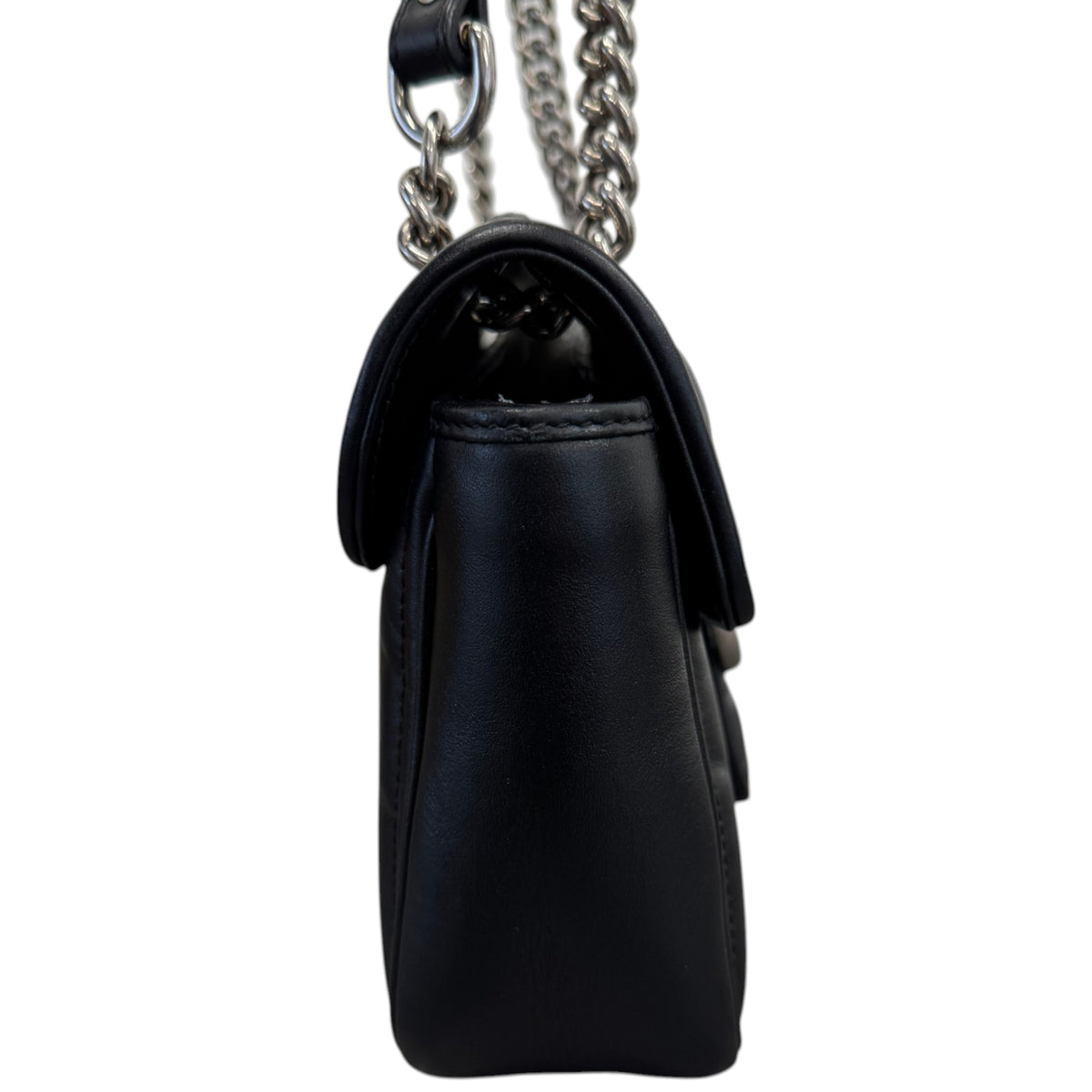 Women's GG Marmont Handbag Black - Photo 6
