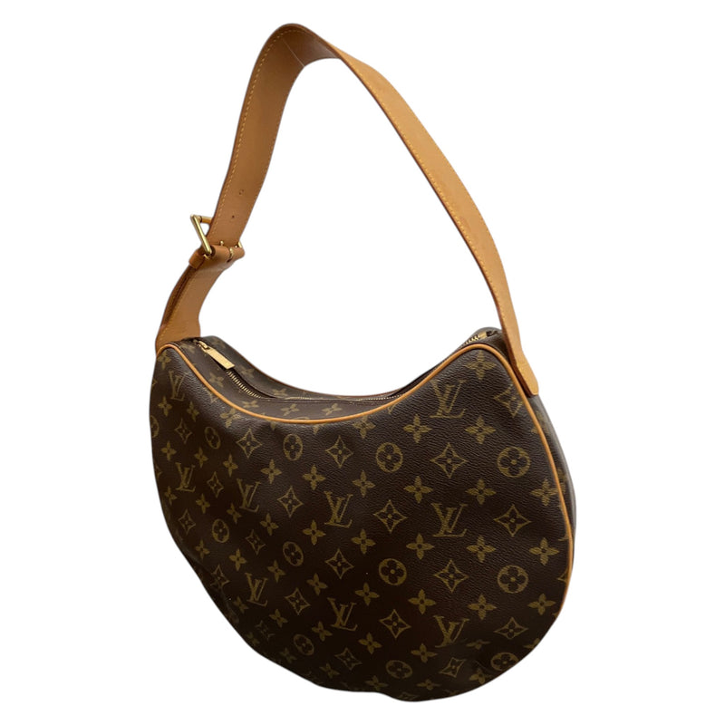 Women's Monogram Croissant GM Hobo Handbag Brown