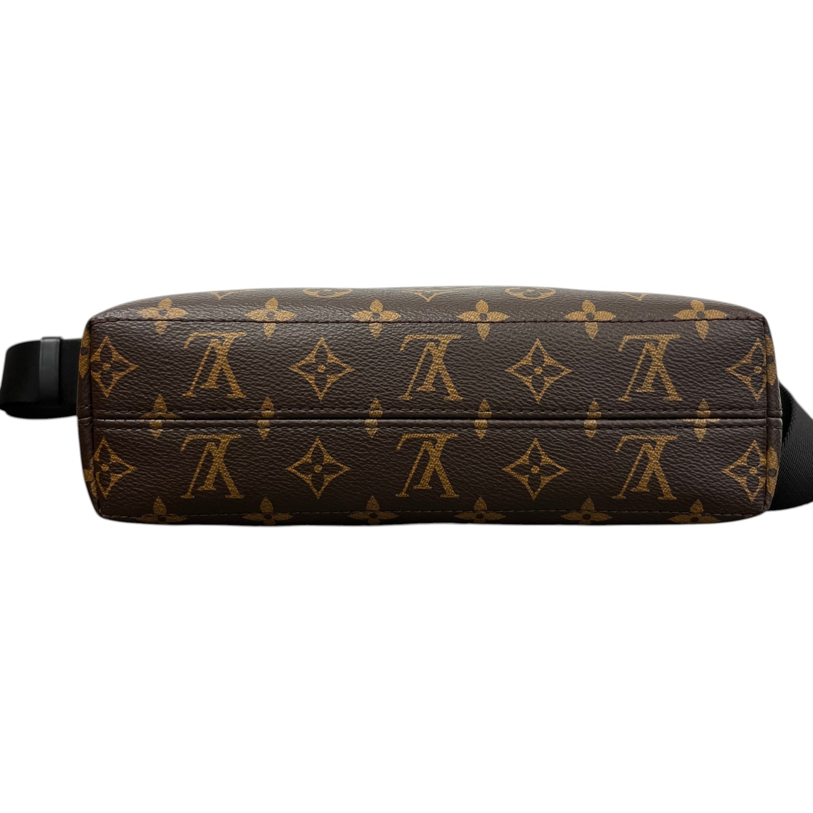 Men's Monogram Macassar Magnetic Messenger Bag Brown - Photo 8