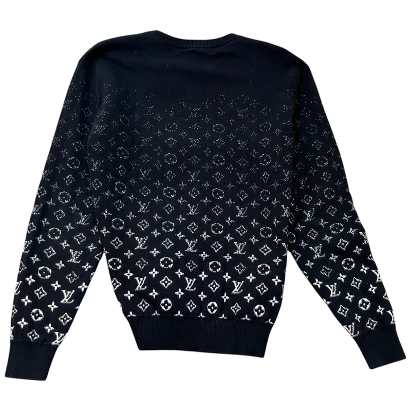 Men's Monogram Gradient Jumper Black Size S
