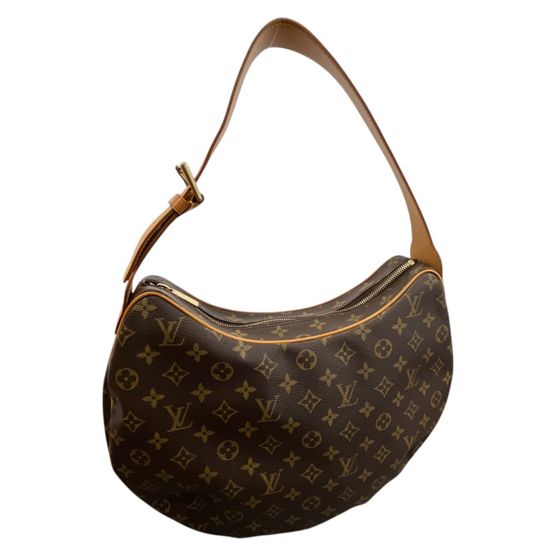 Women's Monogram Croissant GM Hobo Handbag Brown