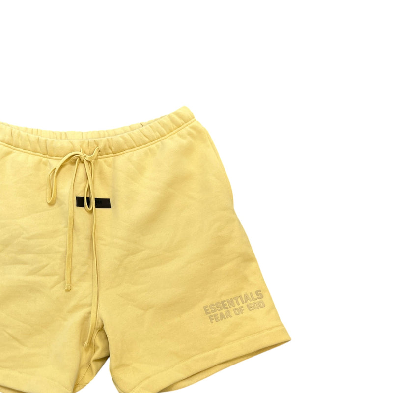 Men's Logo Patch Shorts Yellow Size M / W32