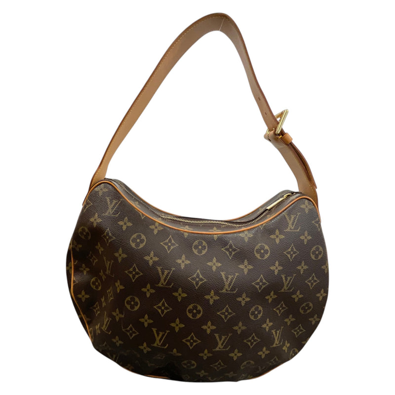 Women's Monogram Croissant GM Hobo Handbag Brown