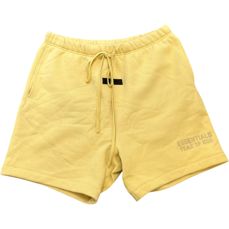 Men's Logo Patch Shorts Yellow Size M / W32