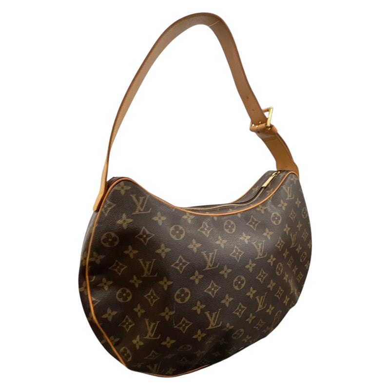 Women's Monogram Croissant GM Hobo Handbag Brown