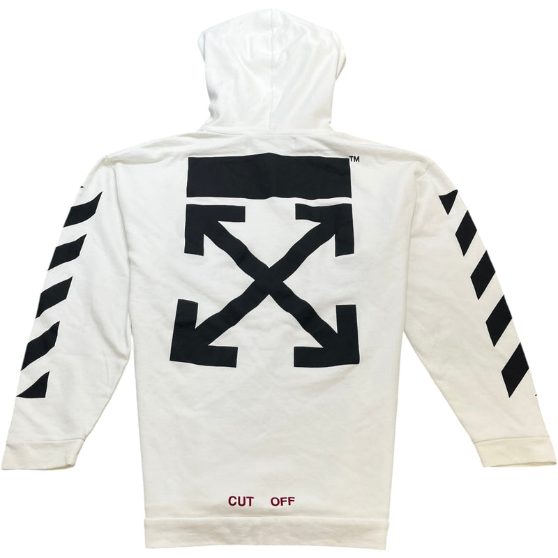Men's Caravaggio Arrow Hoodie White Size M