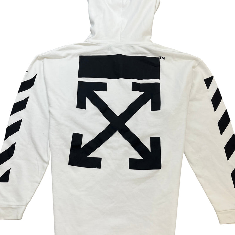 Men's Caravaggio Arrow Hoodie White Size M