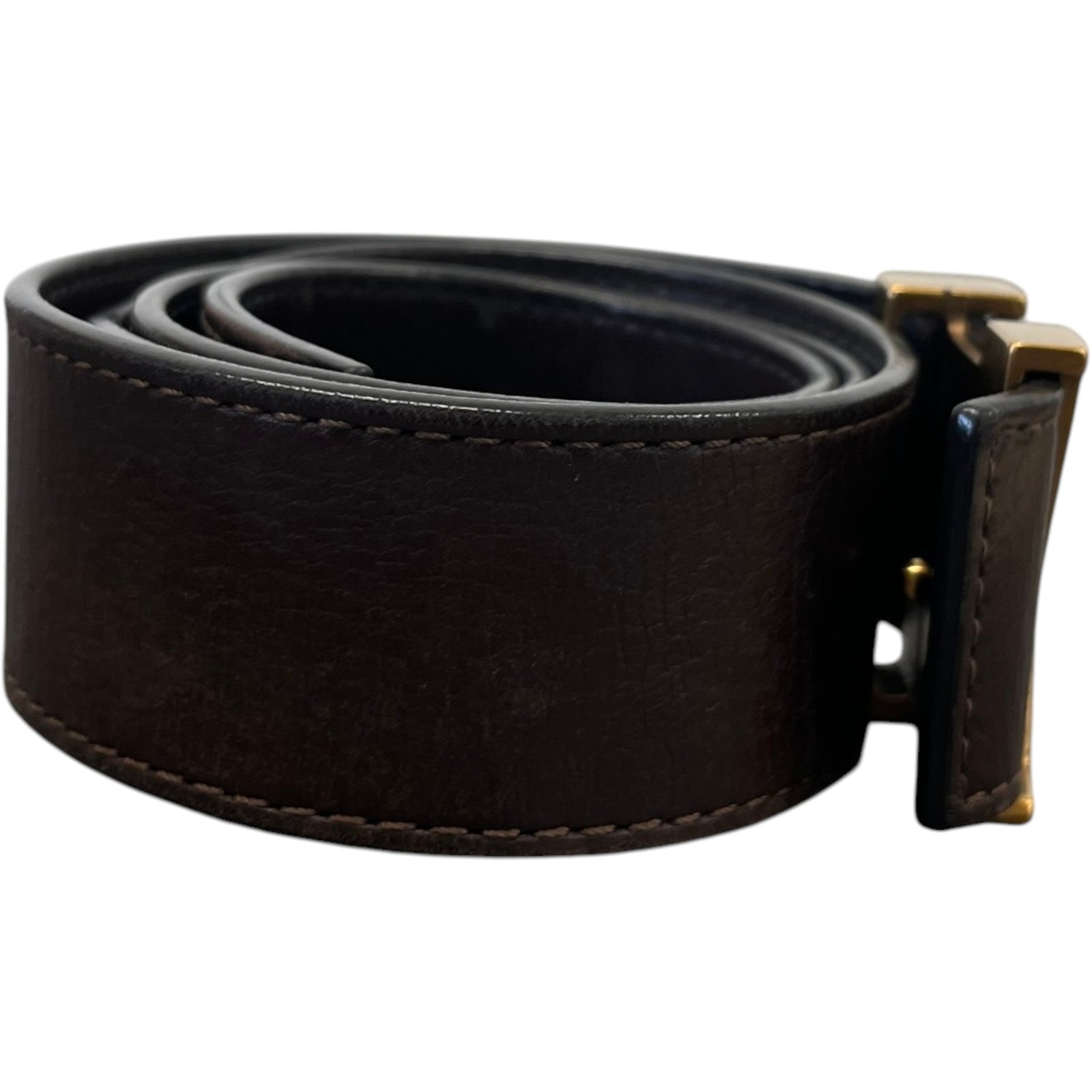 Women's Lv Belt Brown Size 80CM / UK 8 - Photo 3