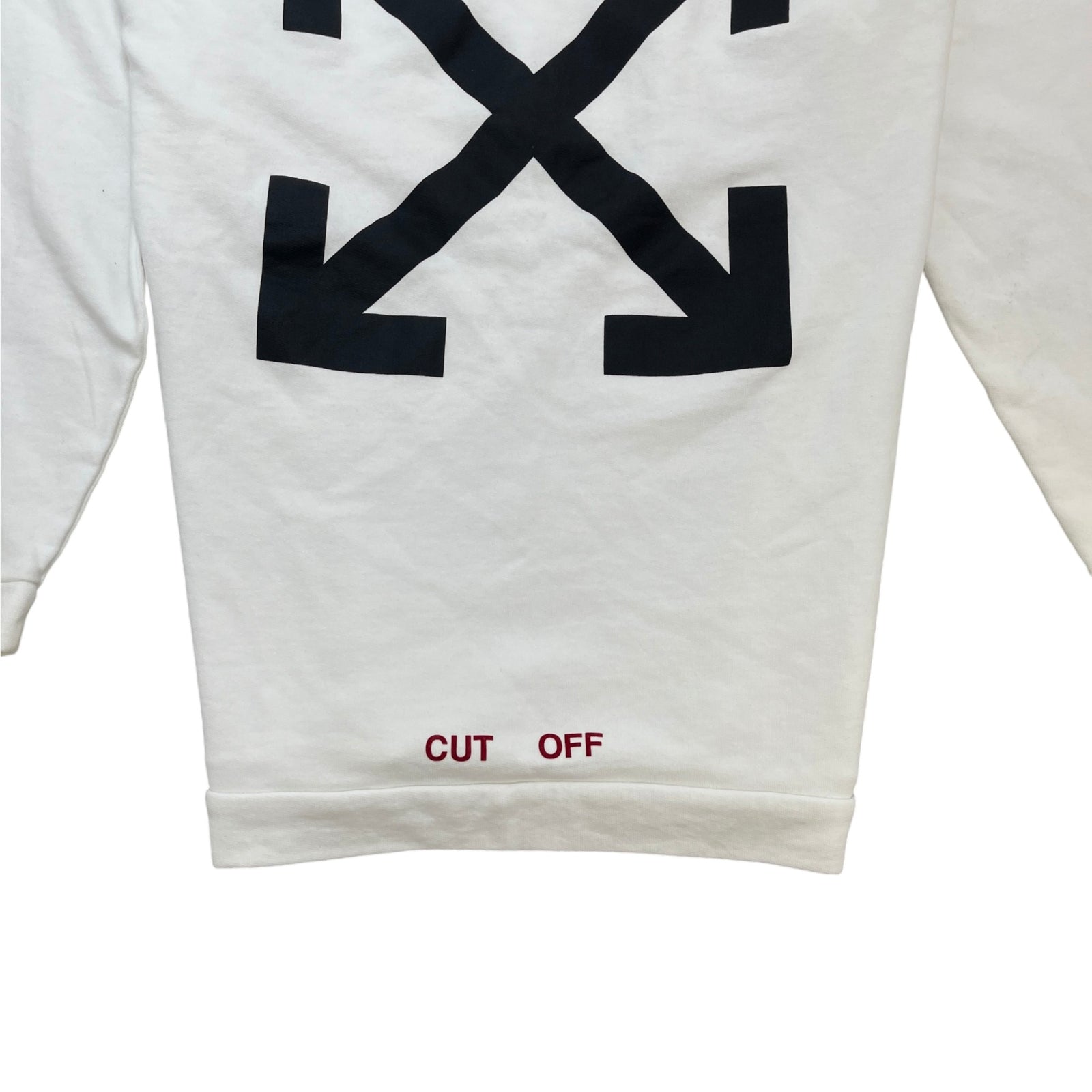 Men's Caravaggio Arrow Hoodie White Size M - Photo 7