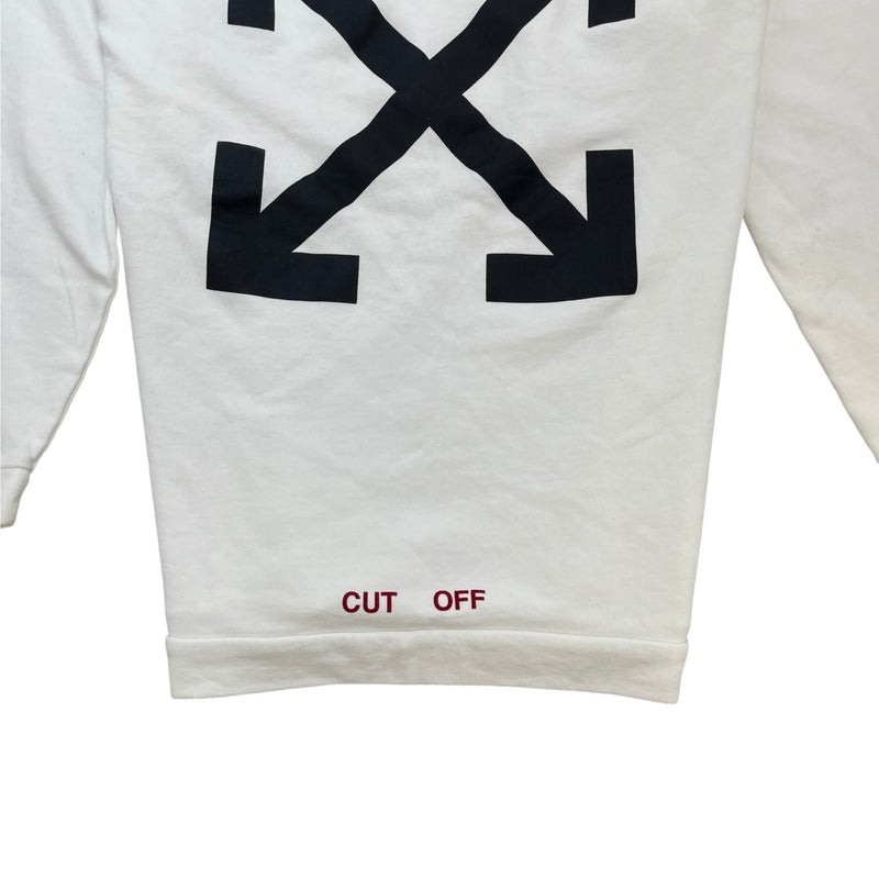 Men's Caravaggio Arrow Hoodie White Size M
