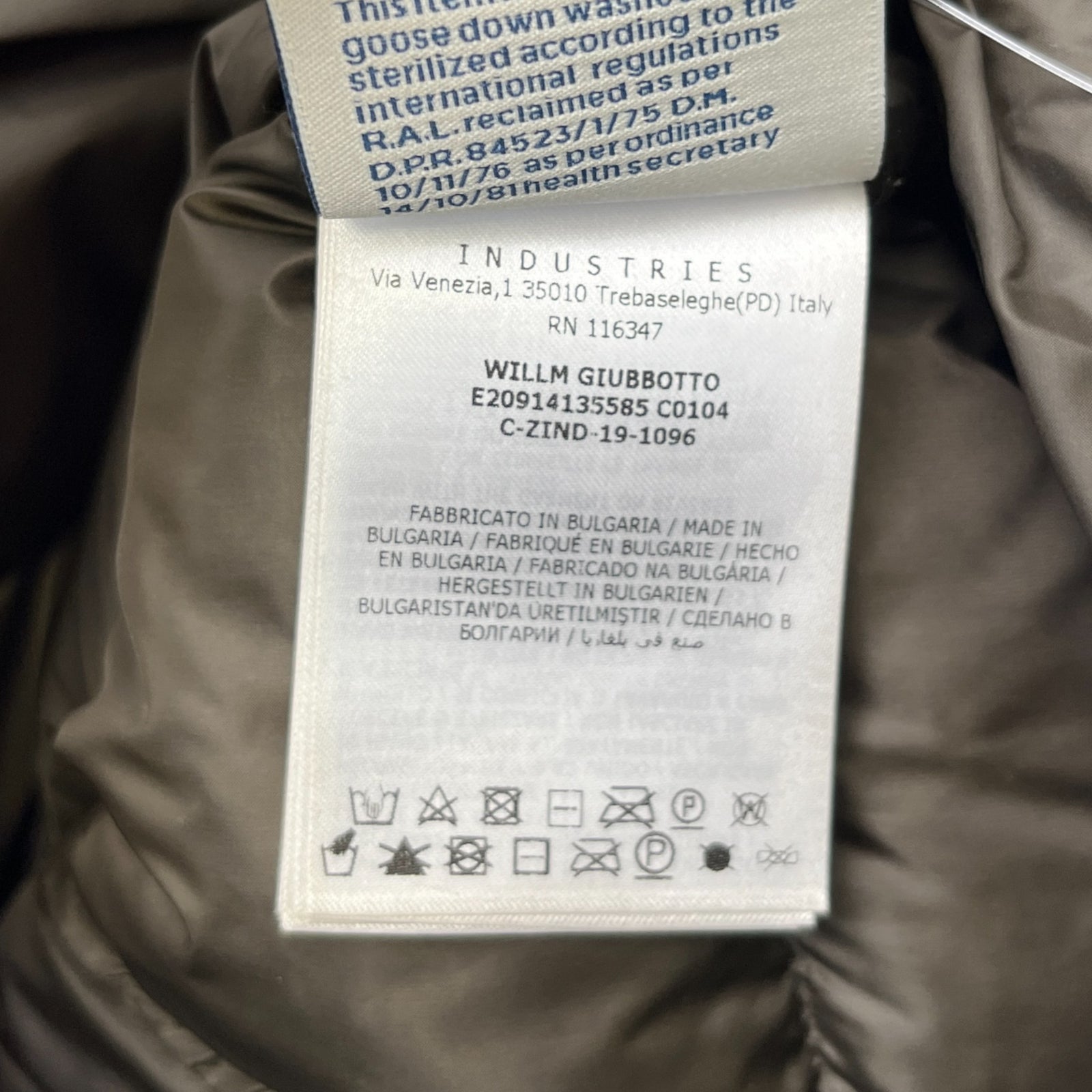 Men's Willm Down Jacket Brown Size 7 / XXXXL - Photo 8