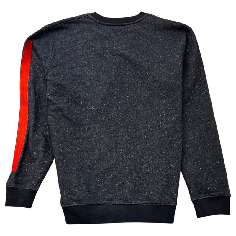 Men's Logo Print Sweatshirt Black Size XL