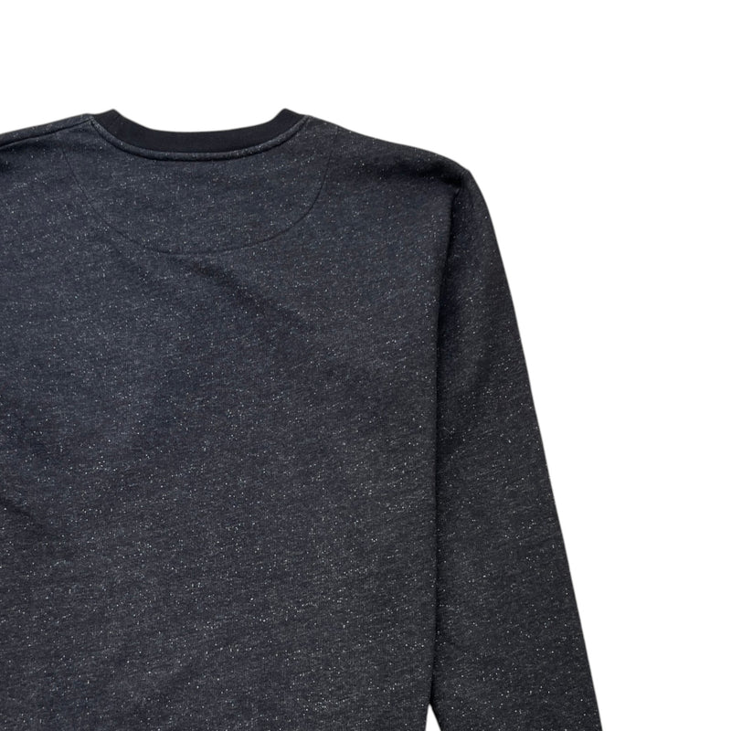 Men's Logo Print Sweatshirt Black Size XL
