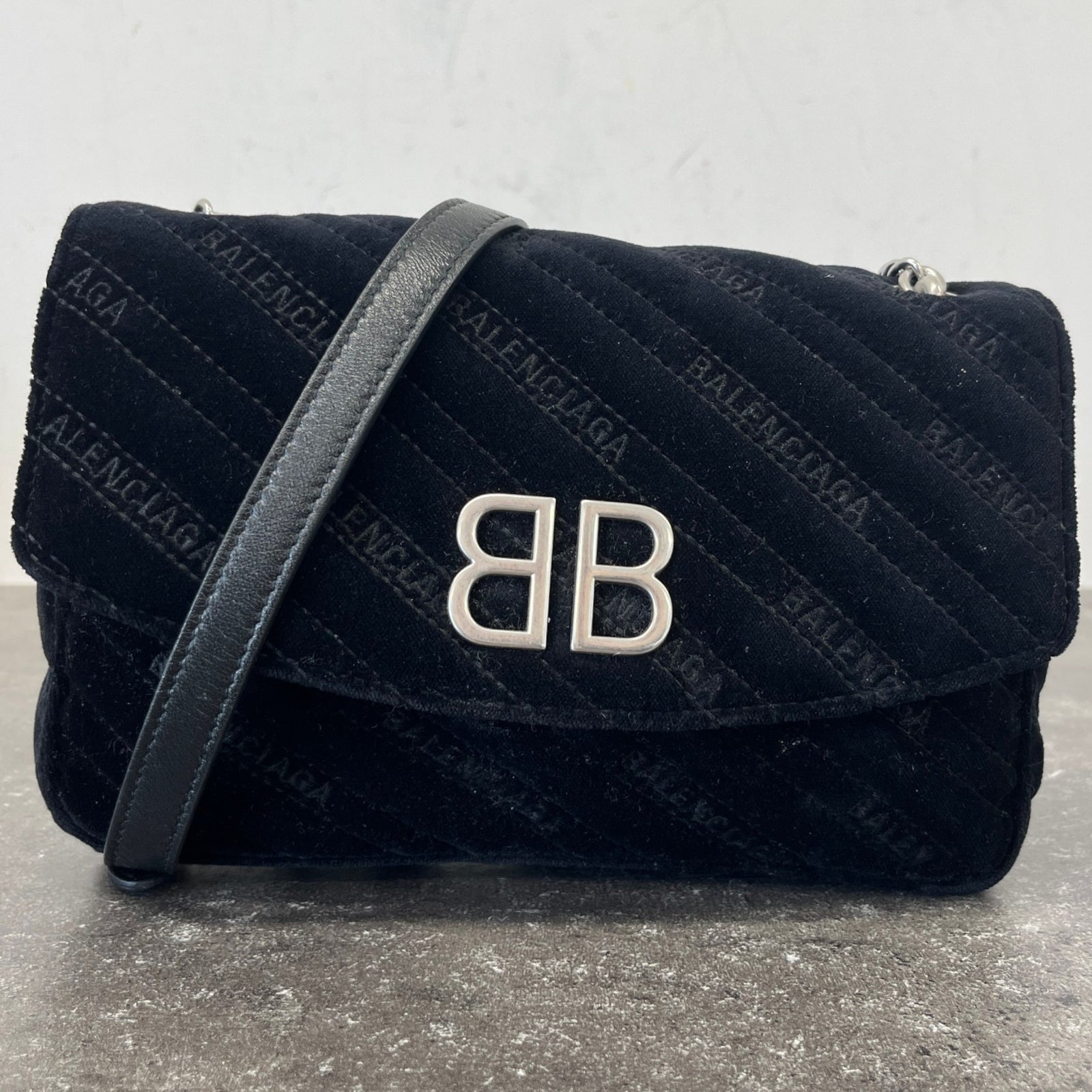 Women's Bb Chain Quilted Bag Black - Photo 14