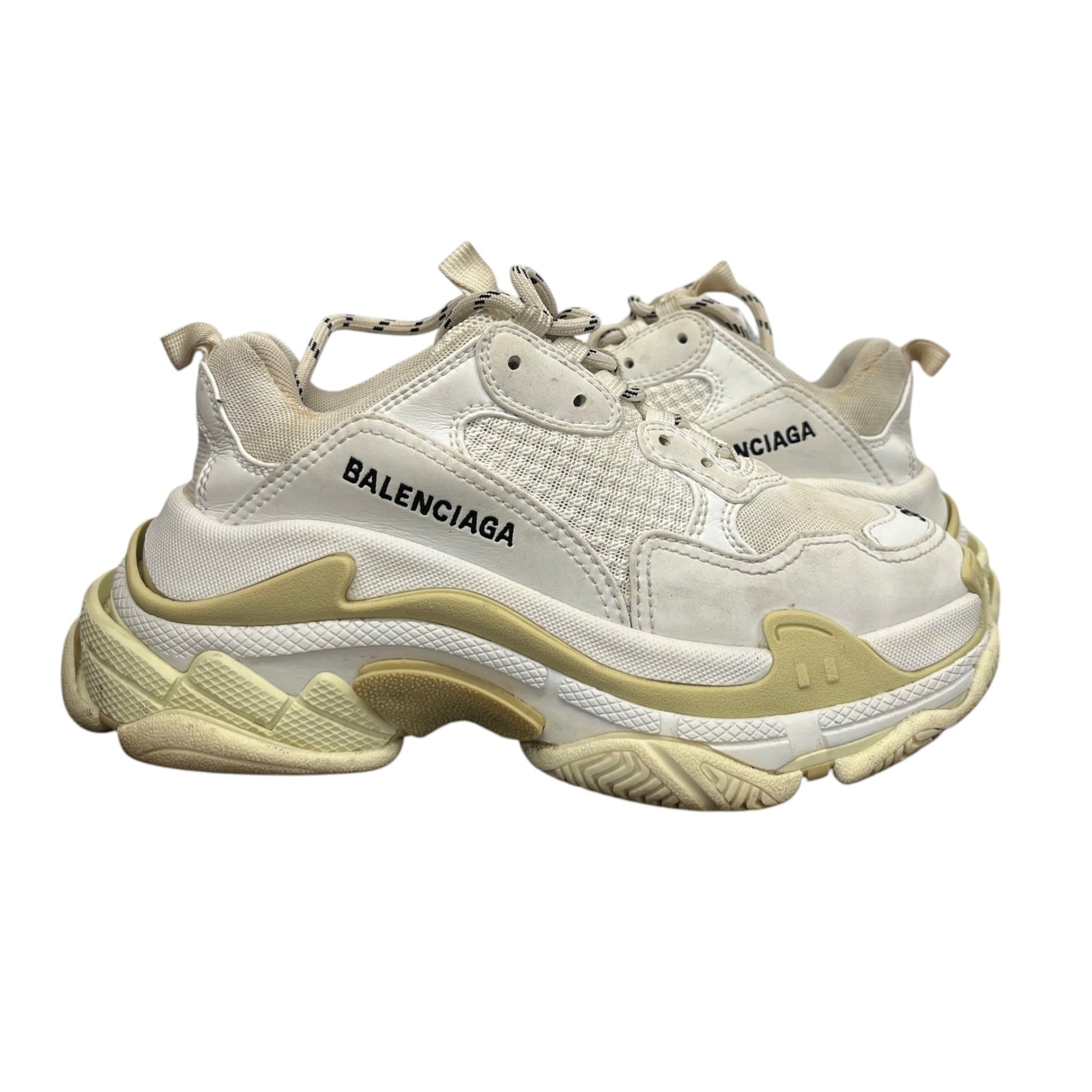 Women's Triple S Low Trainers White Size EU 36 / UK 3 - Photo 3
