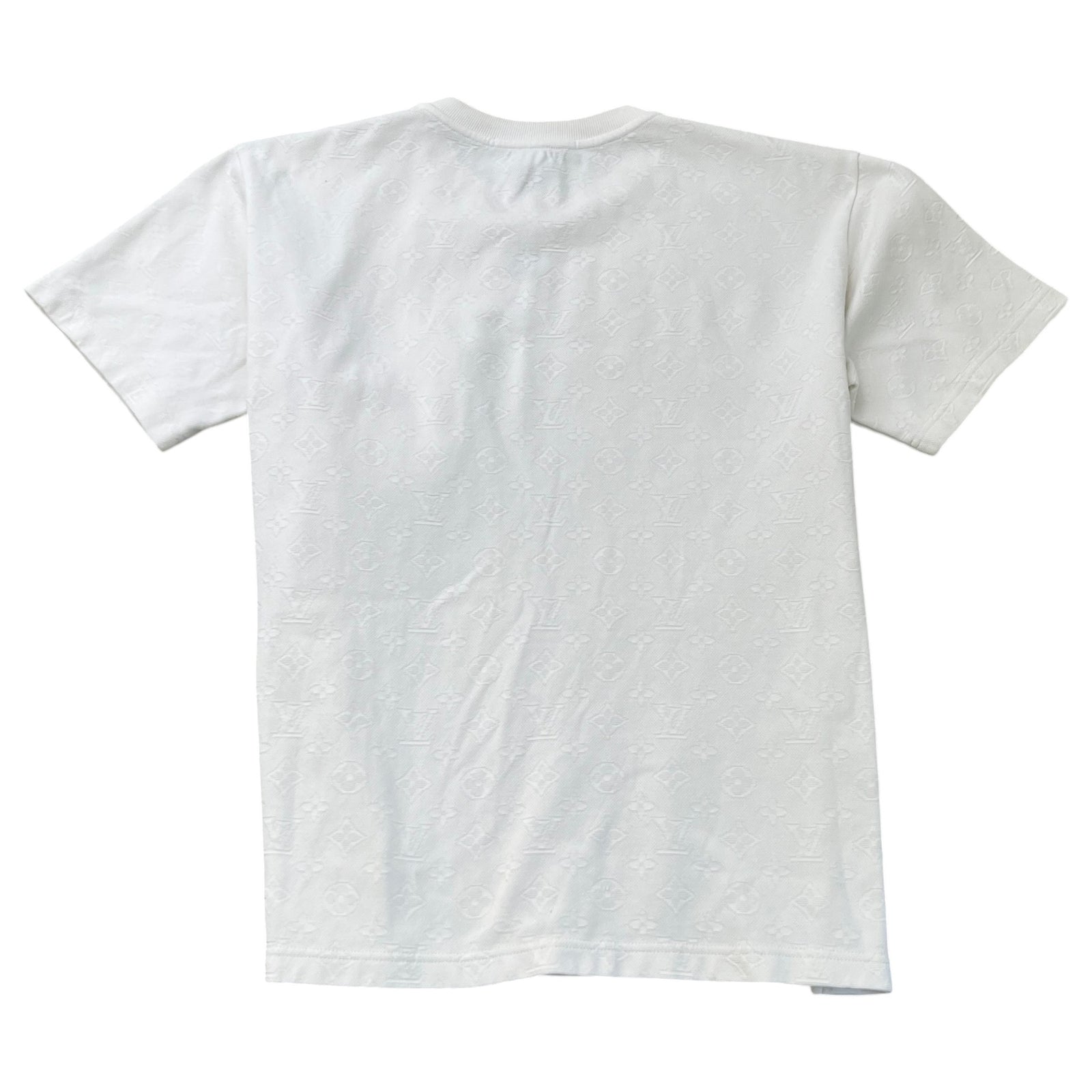 Men's Monogram 3D Pocket T-Shirt White Size L - Photo 2