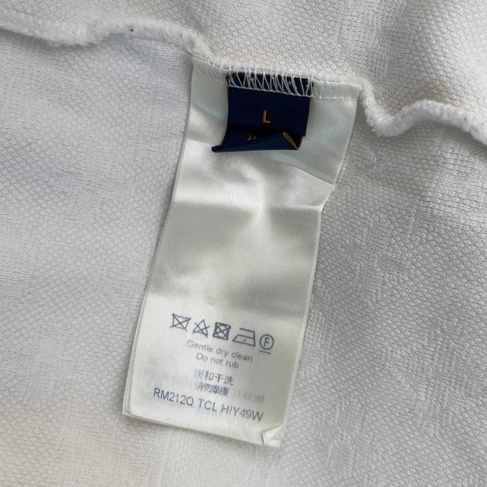 Men's Monogram 3D Pocket T-Shirt White Size L - Photo 8