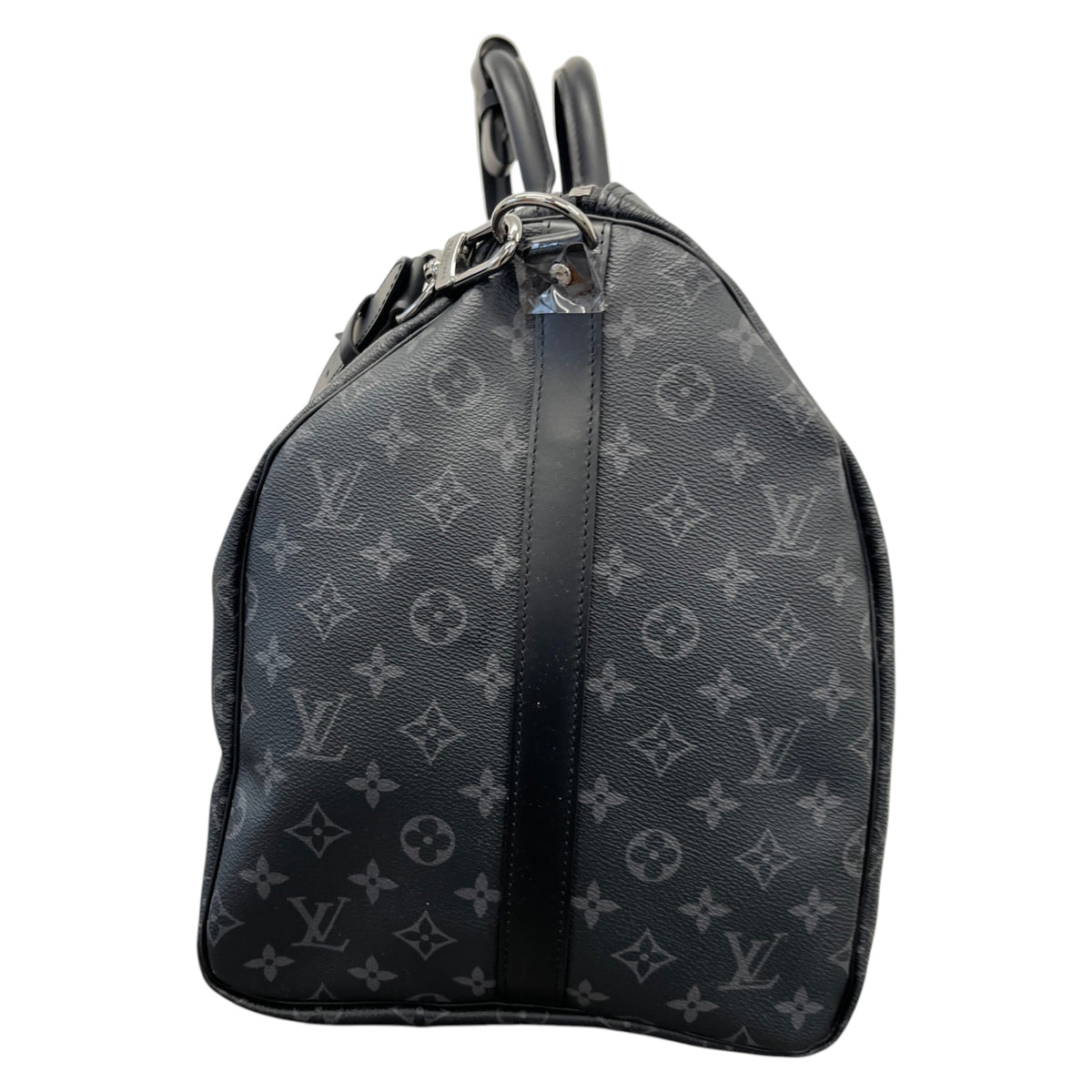 Men's Monogram Eclipse Keepall Bandoulière 55 Travel Bag Black - Photo 6
