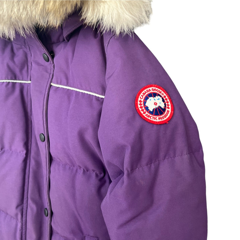 Women's Juniper Junior Down Jacket Purple Size Age 14