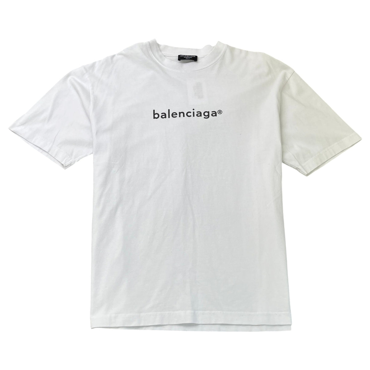 Men's Copyright Logo T-Shirt White Size M - Photo 1