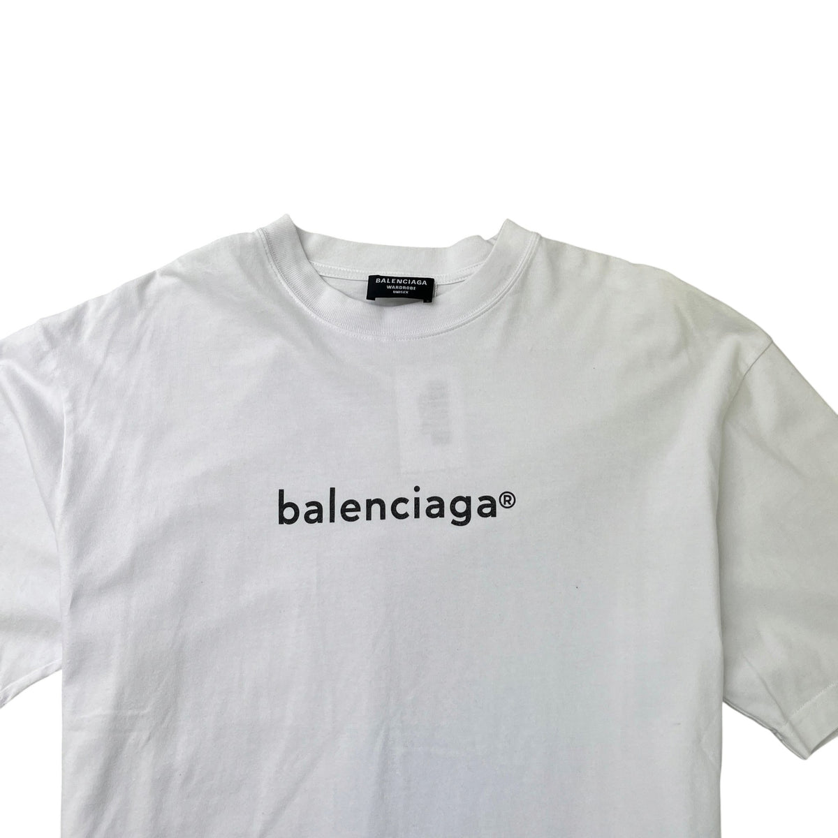 Men's Copyright Logo T-Shirt White Size M - Photo 5