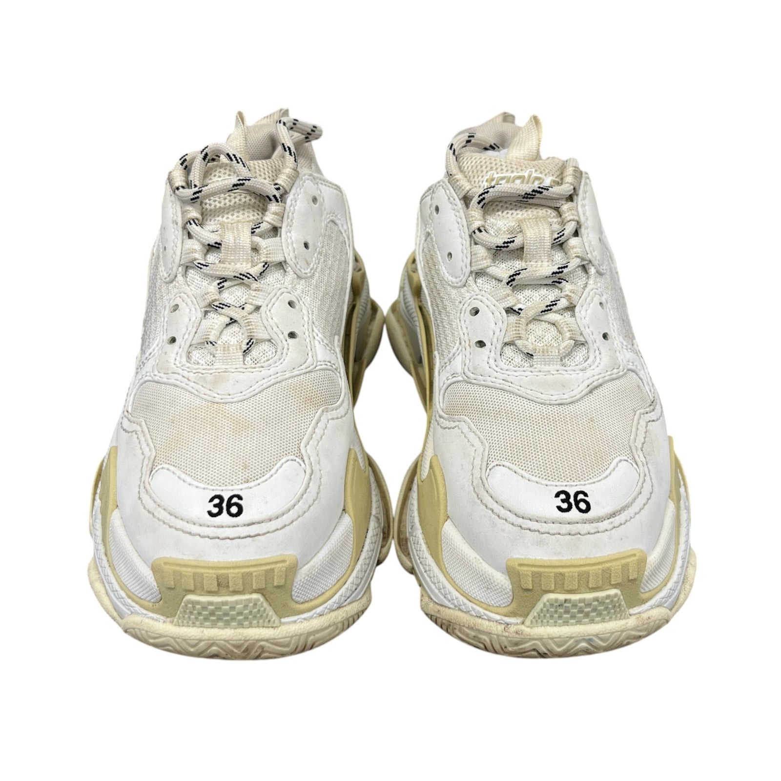 Women's Triple S Low Trainers White Size EU 36 / UK 3 - Photo 6