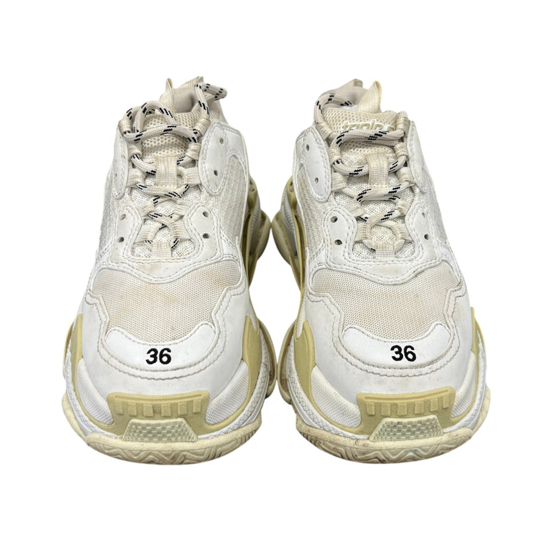 Women's Triple S Low Trainers White Size EU 36 / UK 3