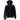 Men's Nylon & Wool Hooded Jacket Black Size IT 50 / L