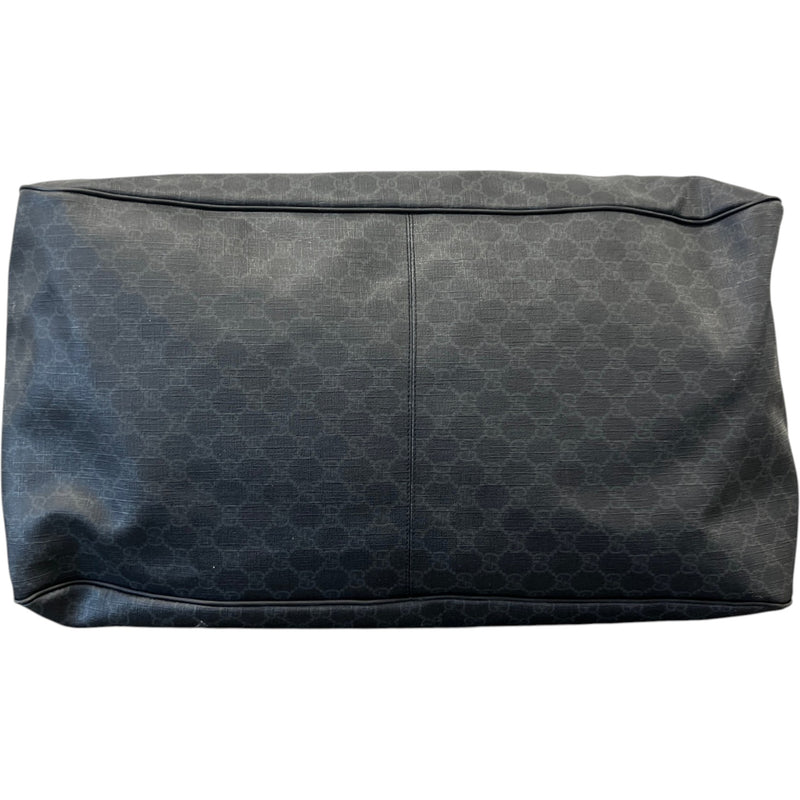 Men's Gg Supreme Travel Duffle Bag Black