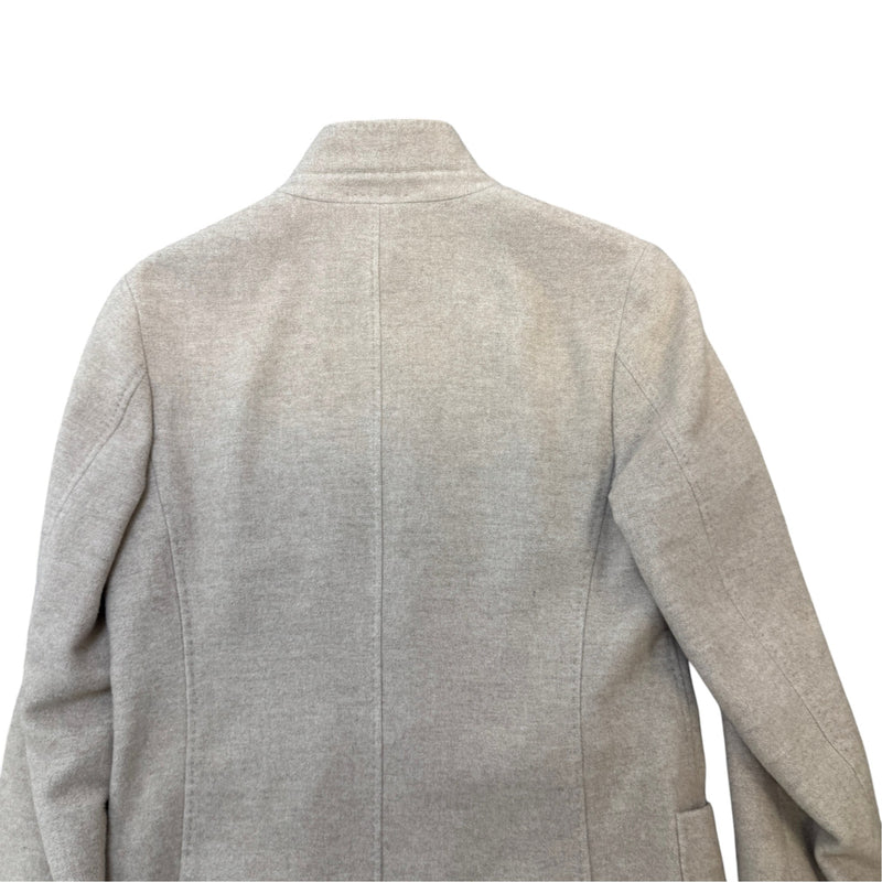 Men's Cashmere-Silk Water Resistant Blazer Jacket Beige Size XS