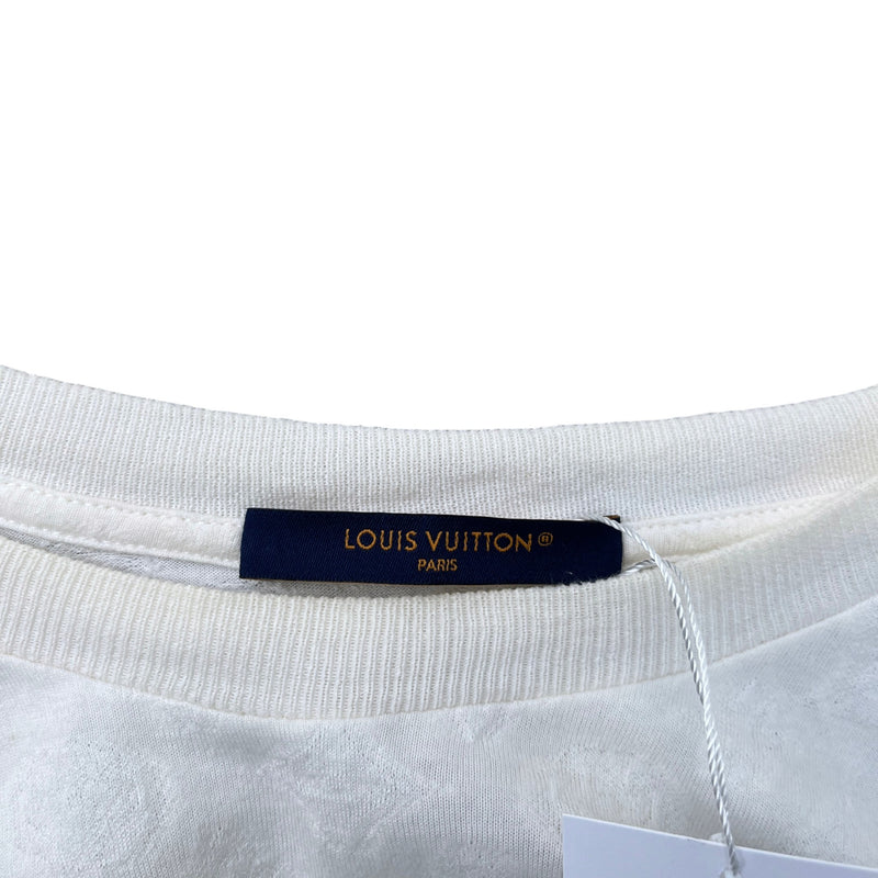 Men's Monogram Fil Coupé T-Shirt Cream Size M