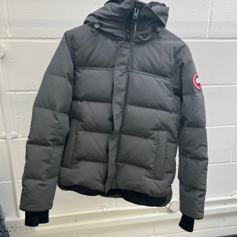 Men's Macmillan Parka Down Jacket Grey Size S