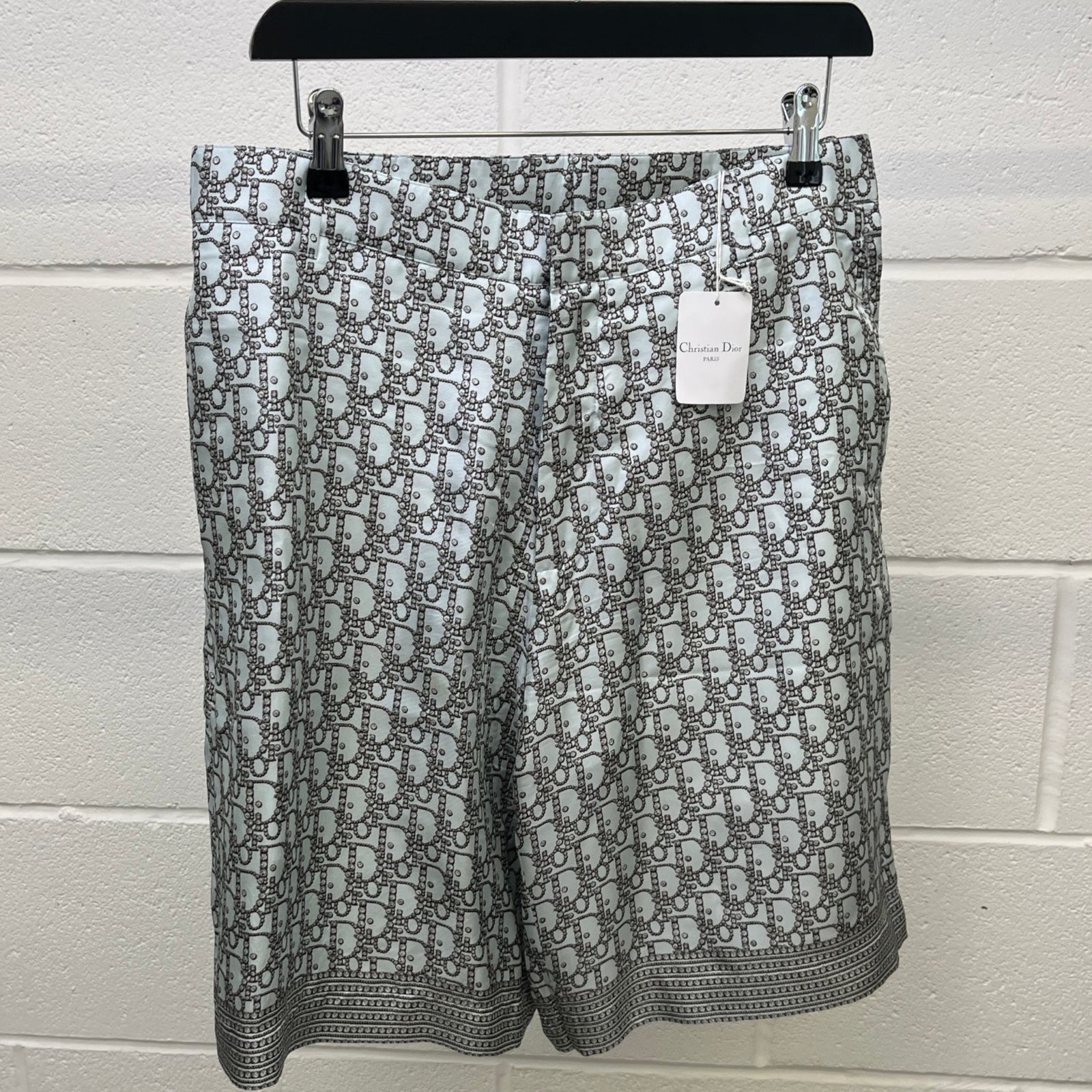 Men's Oblique Shorts Blue Size IT 48 / UK 32 - Photo 8
