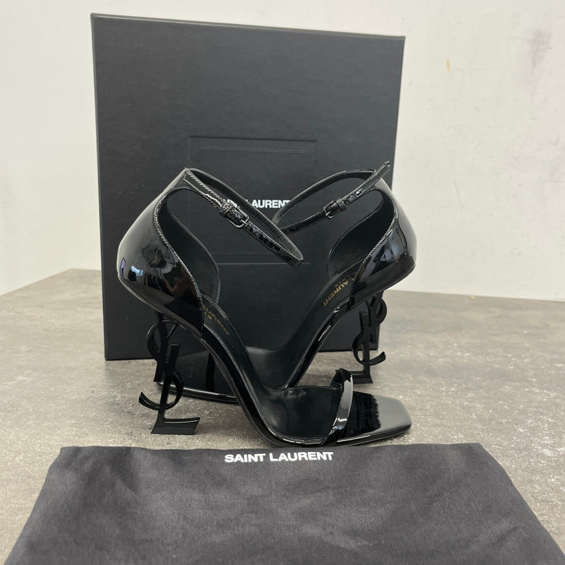 Women's Opyum Open Toe Heels Black Size EU 38.5 / UK 5.5