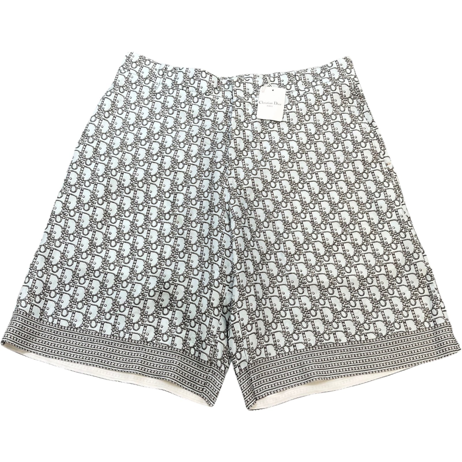 Men's Oblique Shorts Blue Size IT 48 / UK 32 - Photo 1