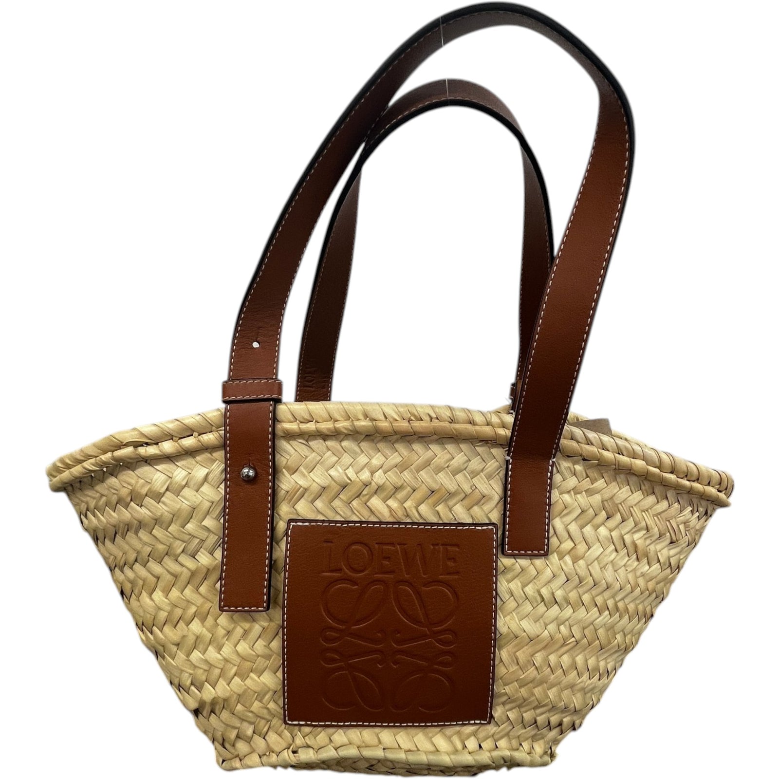 Women's Raffia Basket Handbag Beige - Photo 1