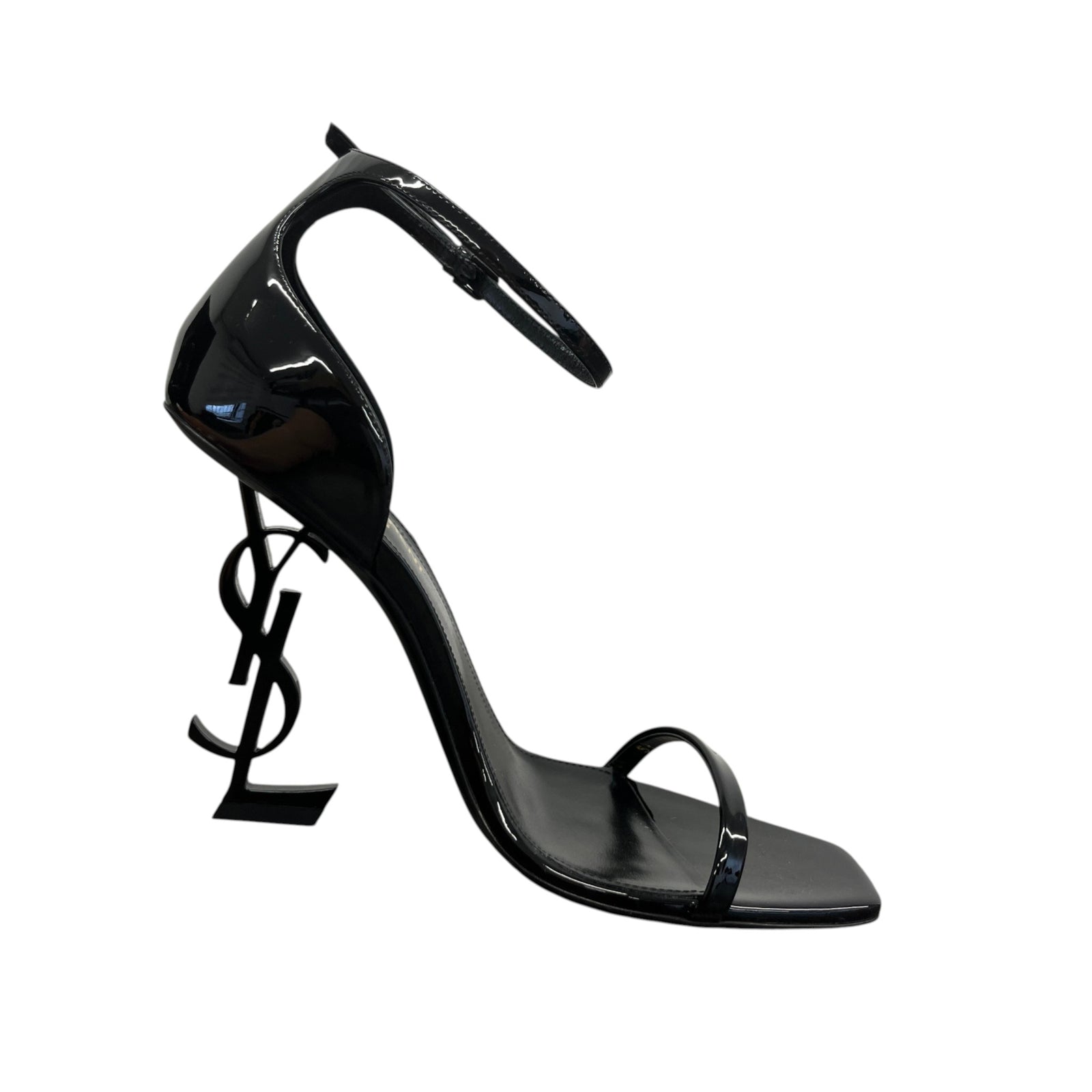 Women's Opyum Open Toe Heels Black Size EU 38.5 / UK 5.5 - Photo 4